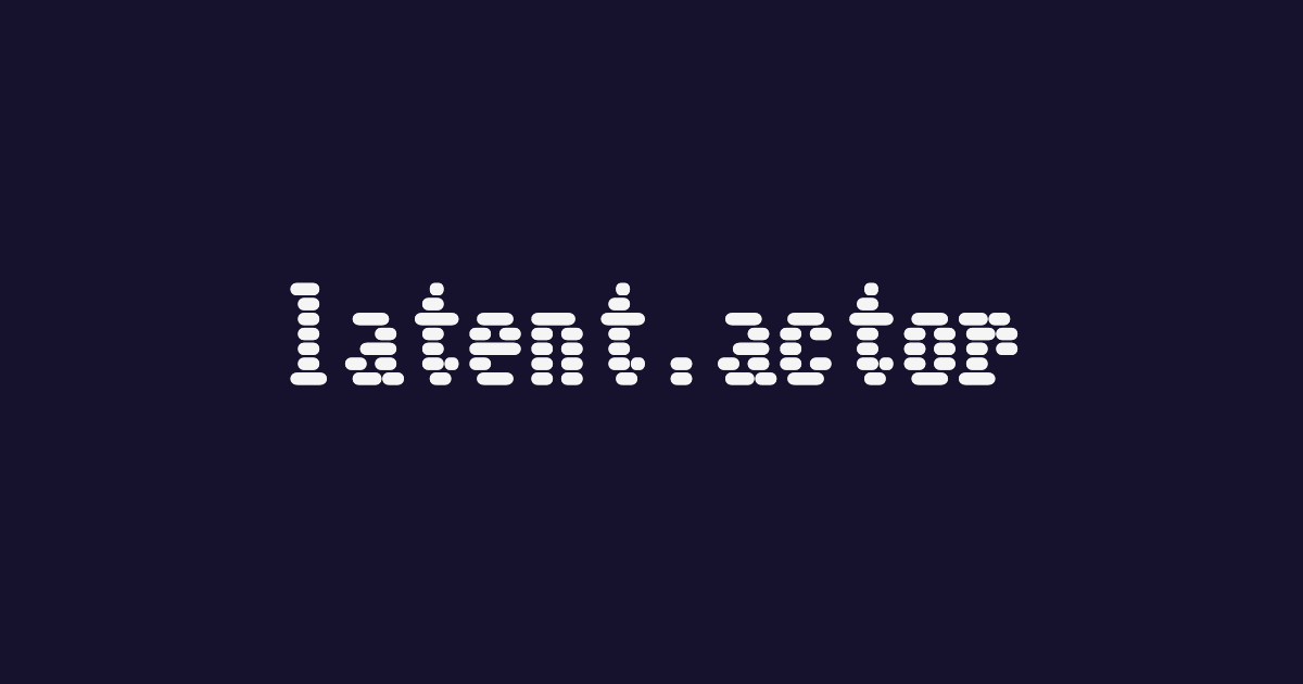 Screenshot of latent.actor